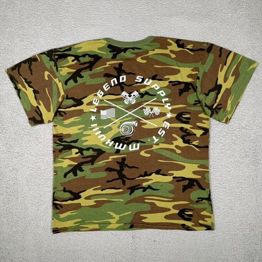RothCO Shirt Mens XL Green Camo Graphic Tee Hunting Casual Preppy‎ Logo - Picture 11 of 12